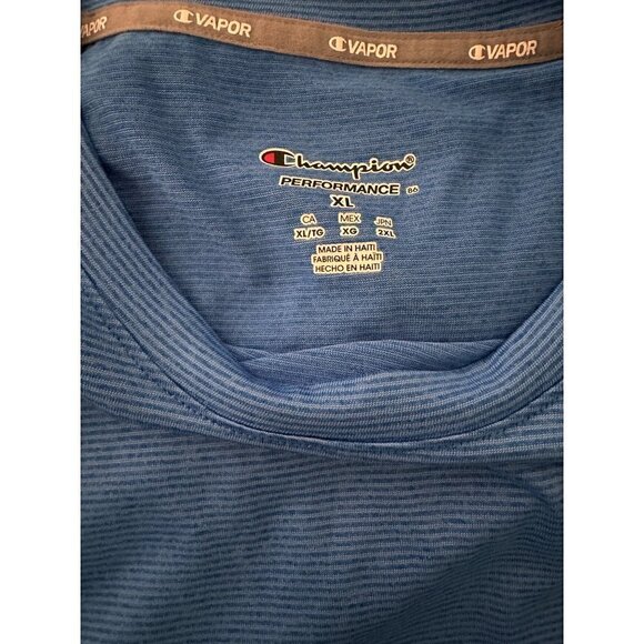 Champion Blue Performance Thin Tshirt Mens XL - Picture 4 of 4
